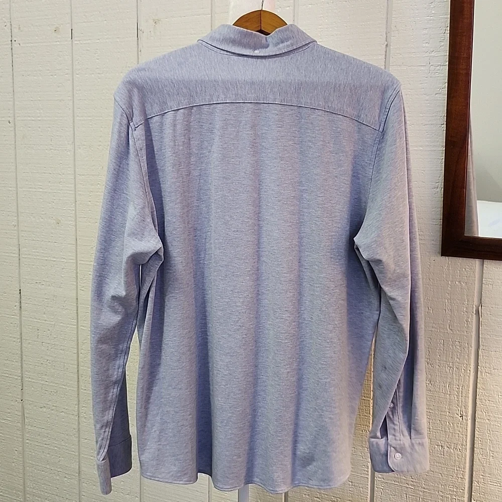 ABERCROMBIE & FITCH Men's Light Blue Cotton+ Casual Button Down Collared Shirt - Picture 3 of 8